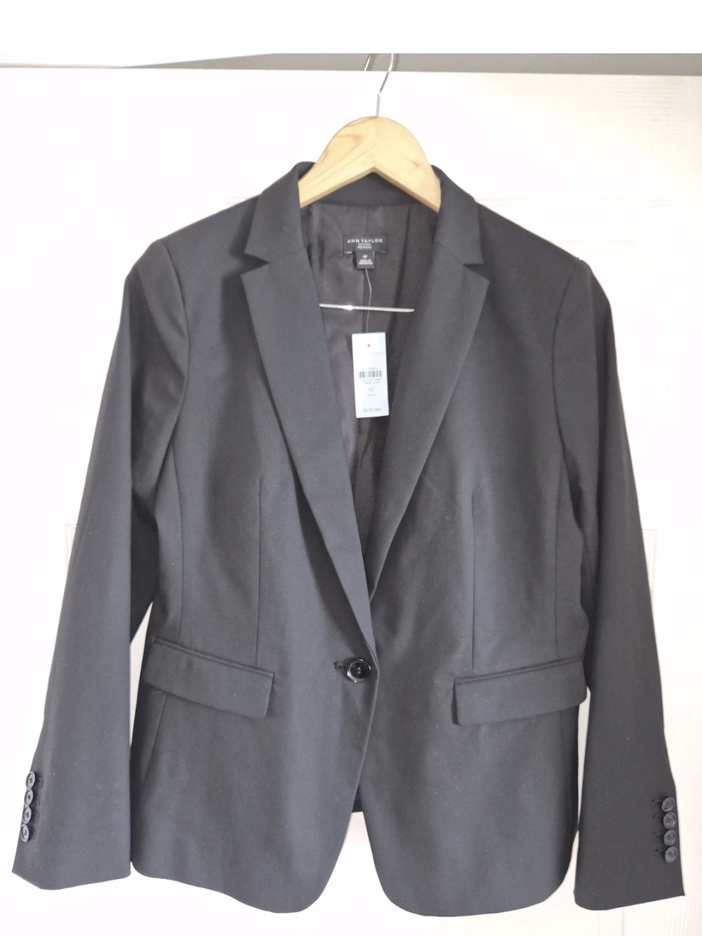 Ann Taylor Black Women's Single-Button Blazer